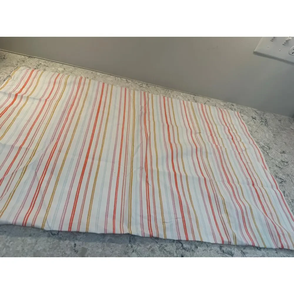 Pillowfort Target Sheet Set Pillowcases Pink Orange Stripes Full Size